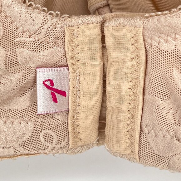 WACOAL 85567 SAND NUDE CALLA LILY JACQUARD AWARENESS UNDERWIRE BRA Size 42DD - Picture 6 of 11